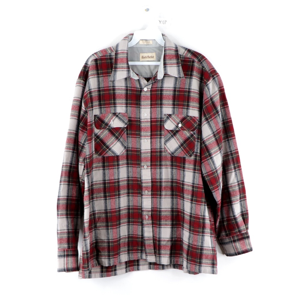 Vintage 80s Streetwear Double Pocket Board Shirt